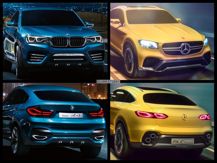 Bild-Vergleich-BMW-X4-F26-Mercedes-GLC-Concept-Coupe-Shanghai-2015-01