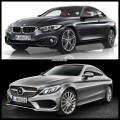 Bild-Vergleich-BMW-4er-Coupe-F32-Mercedes-C-Klasse-Coupe-2015-03