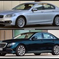 Bild-Vergleich-BMW-5er-F10-LCI-Mercedes-E-Klasse-W213-Limousine-2016-04