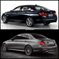 Bild-Vergleich-BMW-5er-F10-LCI-Mercedes-E-Klasse-W213-Limousine-2016-07