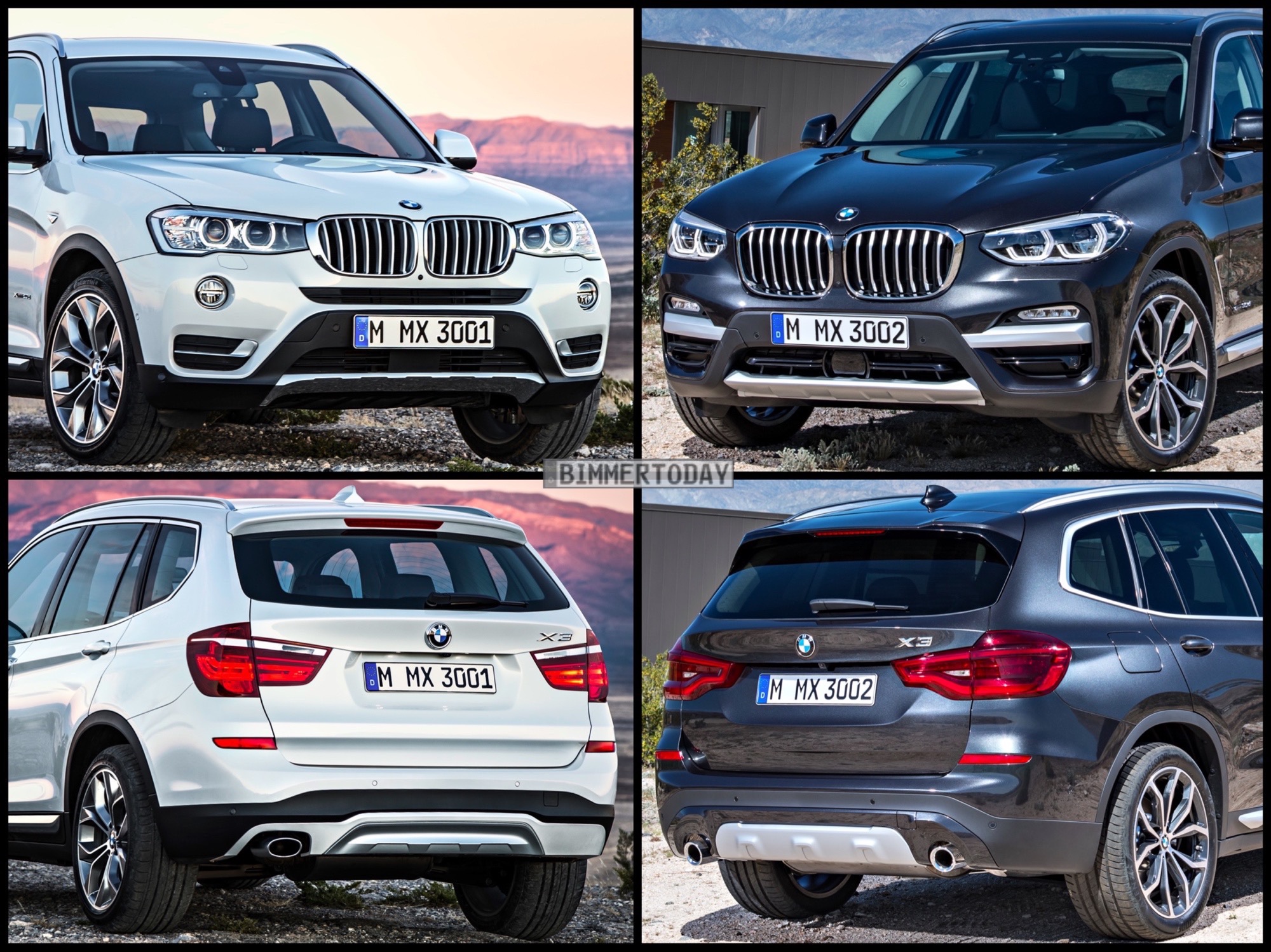 Bild-Vergleich-BMW-X3-G01-xLine-trifft-Vorg-nger-F25-LCI