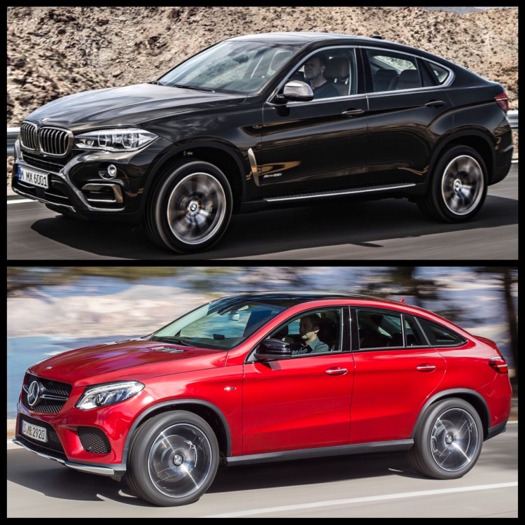 Bild-Vergleich-BMW-X6-F16-Mercedes-GLE-Coupe-SUV-2014-02