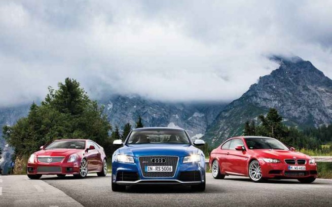 2013-audi-RS5-2011-bmw-M3-cadillac-CTS-V-front-5