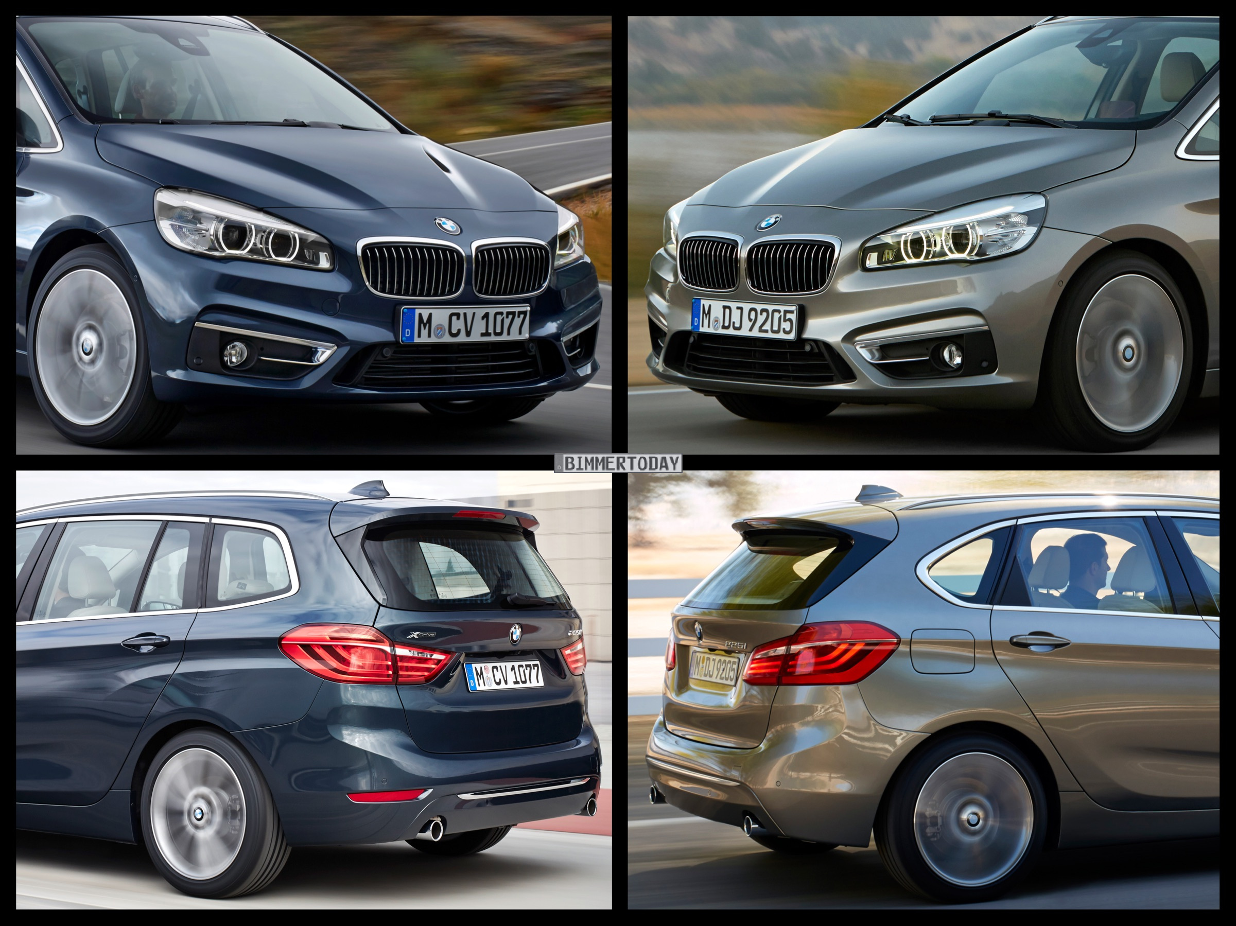 Bild-Vergleich: BMW 2er Gran Tourer vs. 2er Active Tourer