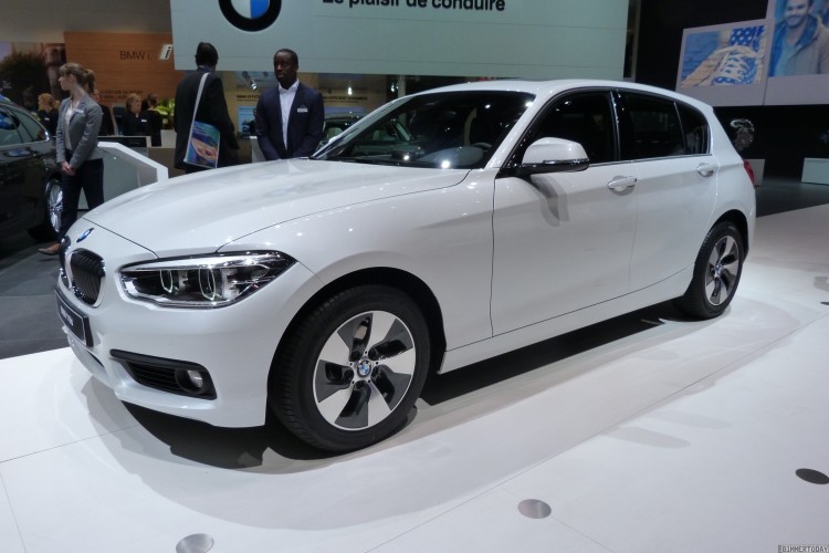 BMW-1er-Facelift-2015-F20-LCI-116d-EfficientDynamics Edition-Mineralweiß-Autosalon-Genf-LIVE-01
