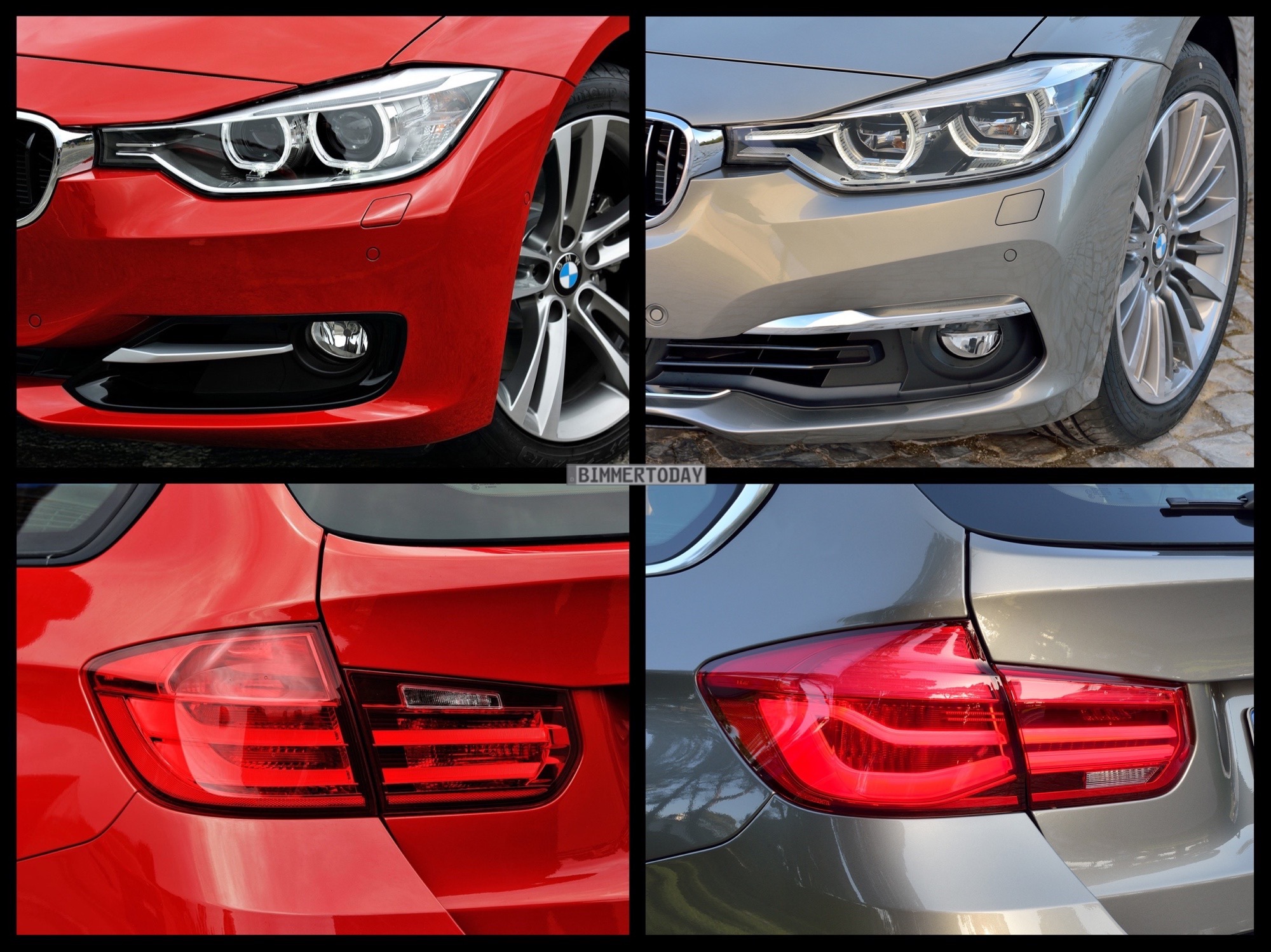 Bild-Vergleich: BMW 3er F31 LCI vs. Pre-Facelift - Touring.