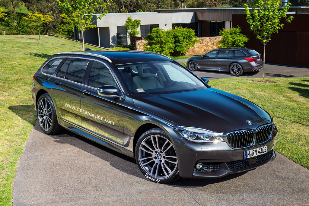 BMW 5er Touring G31: Entwürfe zum neuen Edel-Kombi für 2017
