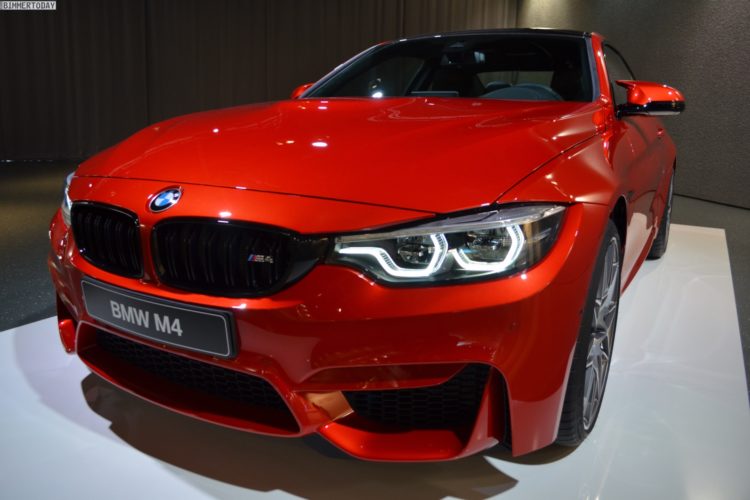 Bmw M4 Facelift 2017 F82 Lci In Kraftigem Sakhir Orange Ii