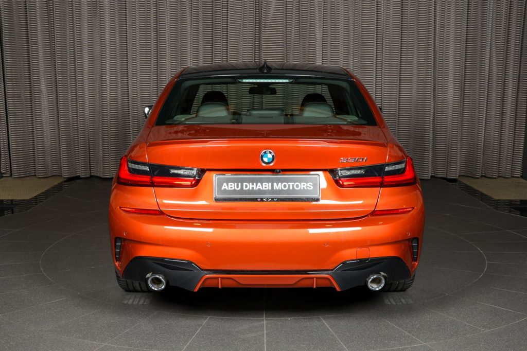 BMW 3er G20 in Sunset Orange: 330i mit M Performance Tuning