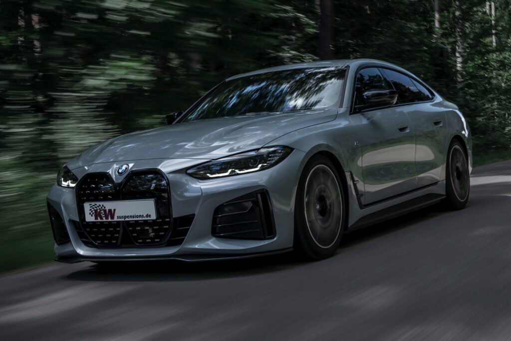 KW BMW i4 Tuning: Profi-Fahrwerk für den Elektro-4er