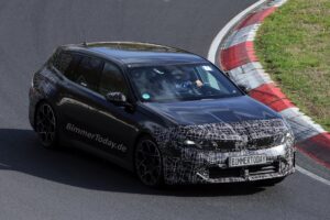 BMW i3 Touring NA1: Erlkönig-Fotos zeigen Elektro-Kombi am Ring