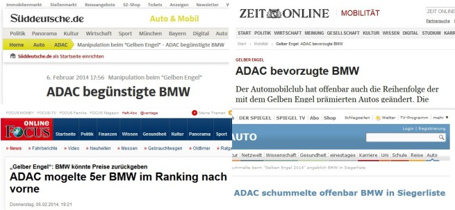 ADAC-BMW-Bevorzugung-Ueberschriften