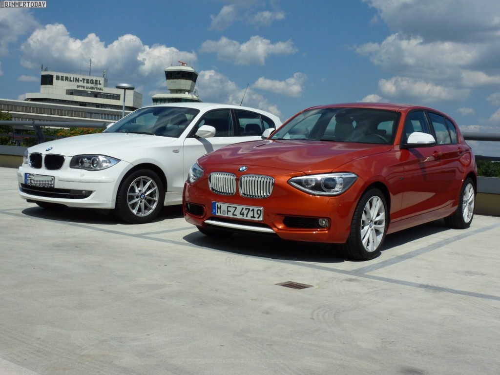 Direkter Vergleich: BMW 1er E87 und BMW 1er F20 nebeneinander