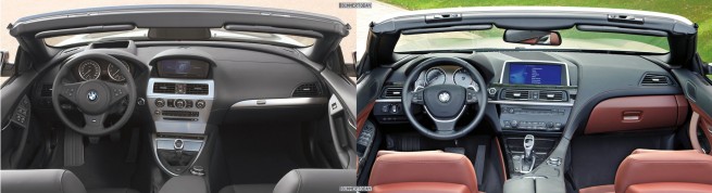 BMW-6er-Cabrio-E64-F12-Vergleich-Interieur