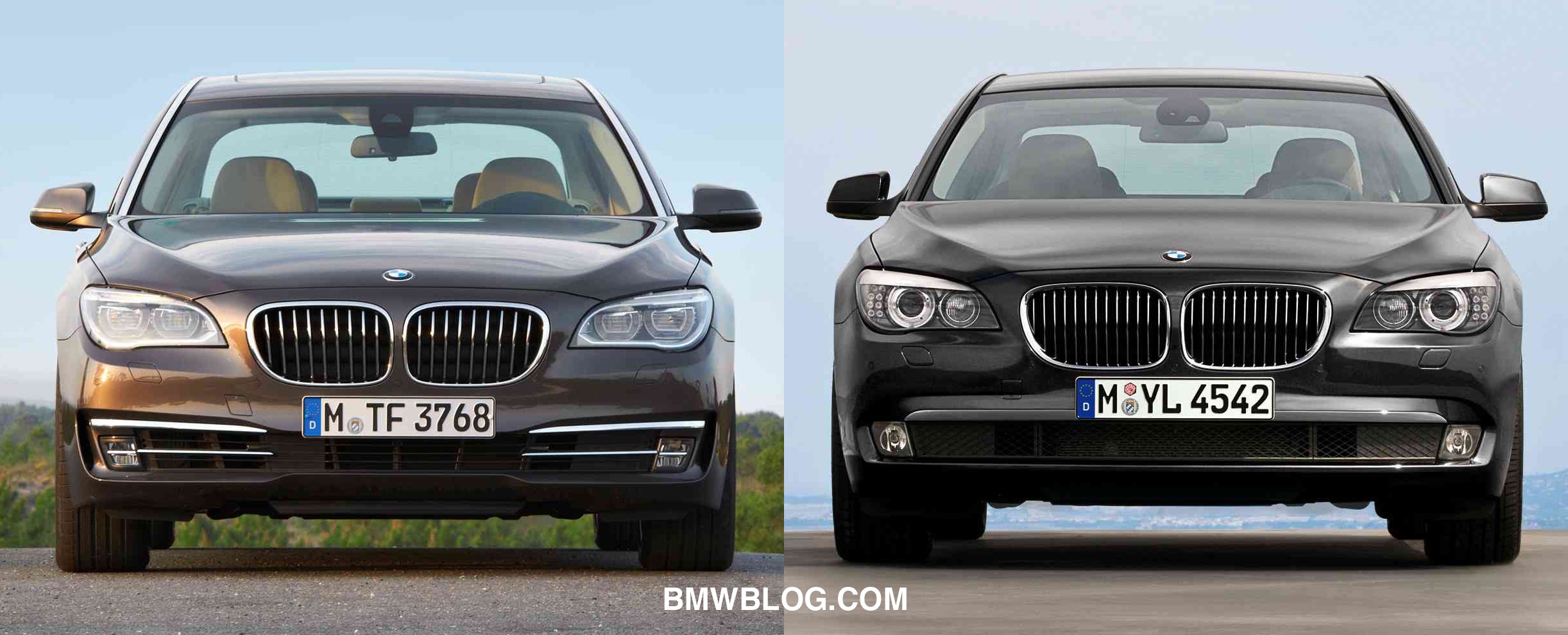 Technik- und Bildvergleich: Die BMW 7er Limousine mit und ohne Facelift