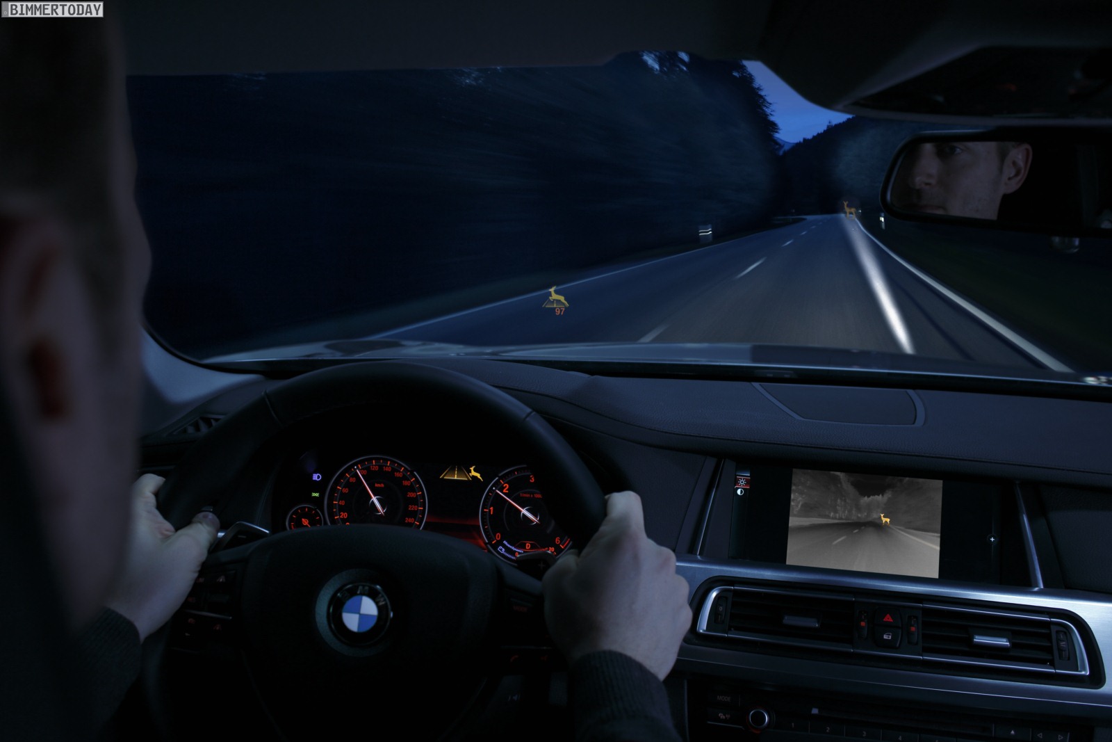 BMW Night Vision: Tier-Erkennung mit aktivem Light Spot ab Sommer