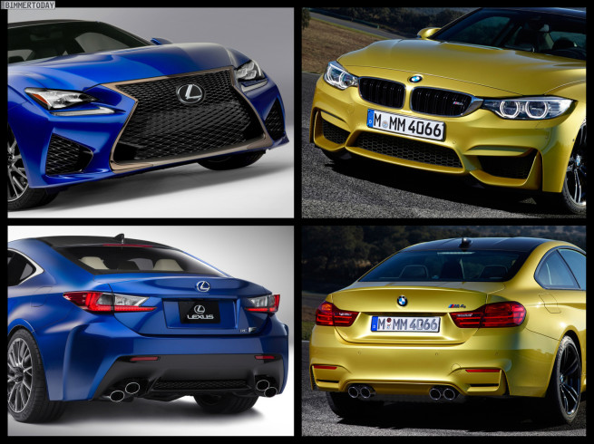 Bild-Vergleich-BMW-M4-F82-Lexus-RC-F-Coupe-2014-01