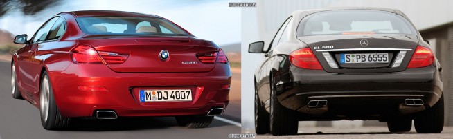 Bildvergleich-BMW-6er-Coupe-F13-Mercedes-CL-Heck2