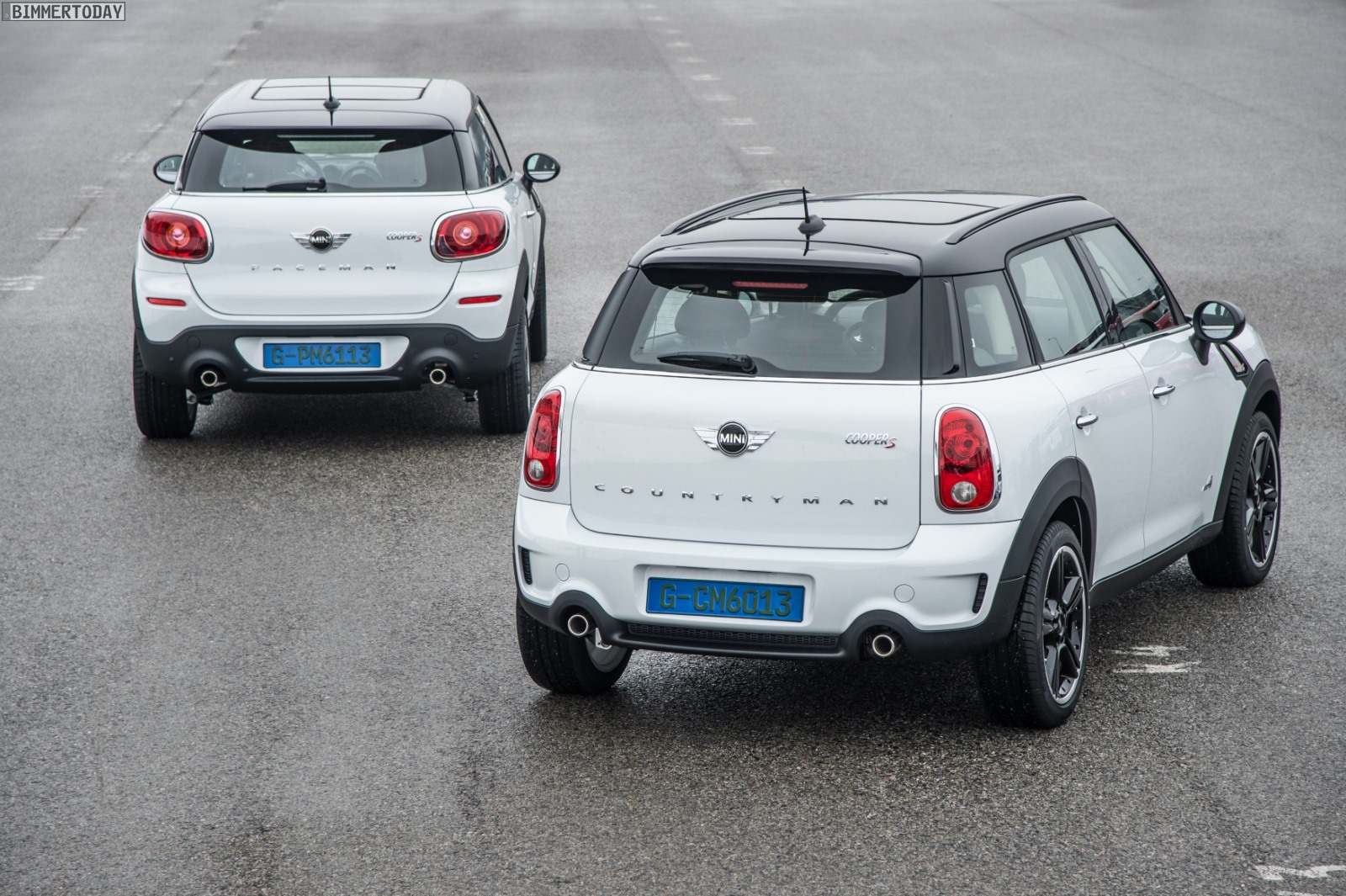 Flottes Duo: Neue Bilder zu MINI Countryman und MINI Paceman