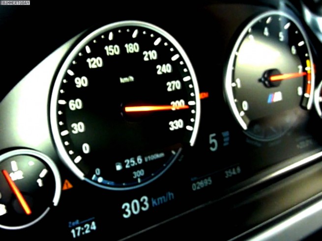 Tacho-Video-BMW-M6-Gran-Coupé-300-kmh