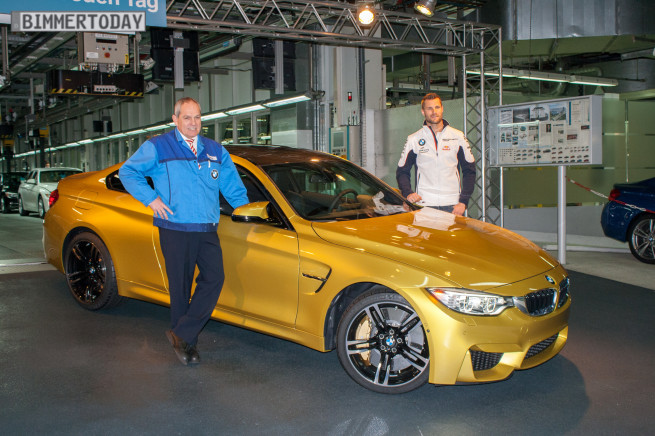 BMW M4 Coupé in Austin Yellow - Produktionsstart München